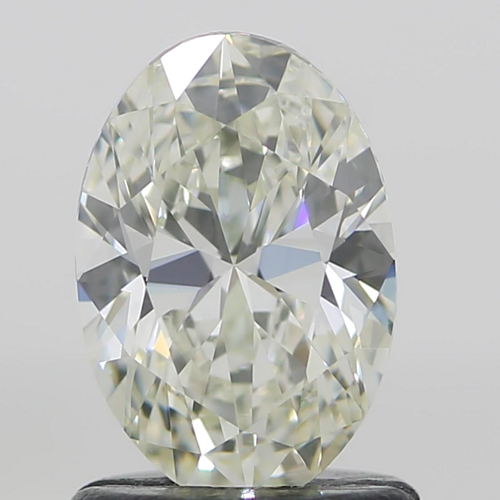 1.0 carat K-VVS1 Natūralus Oval Deimantas (1)