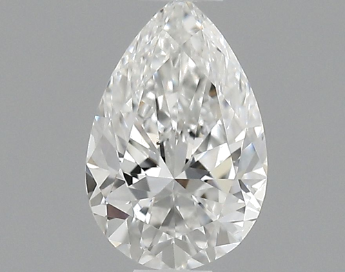 0.5 carat F-VS2 Natūralus Pear Deimantas (1)