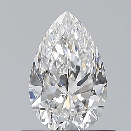 0.6 carat D-VVS1 Natūralus Pear Deimantas (1)