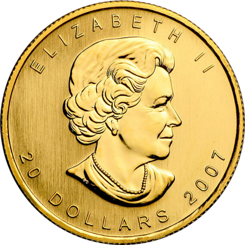 1/2 унция Канада Златна монета Кленов лист (2)