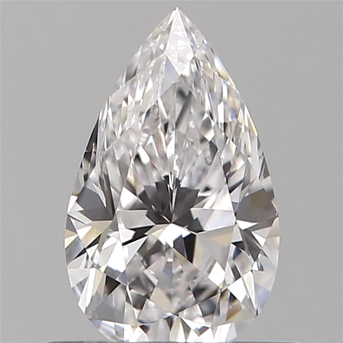 0.5 carat D-VVS1 Natūralus Pear Deimantas (1)