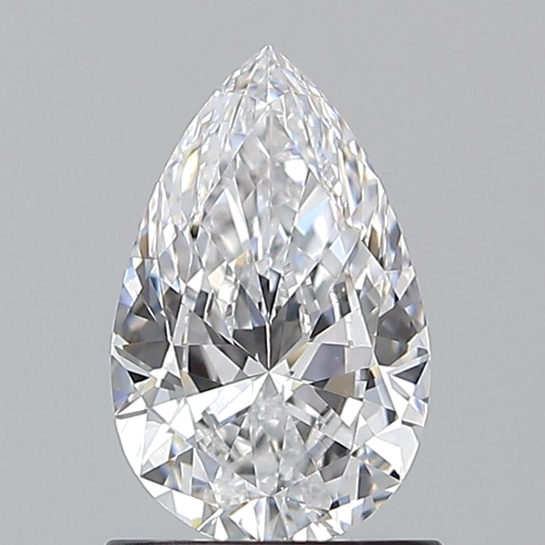 1.01 carat D-VS1 Natūralus Pear Deimantas (1)