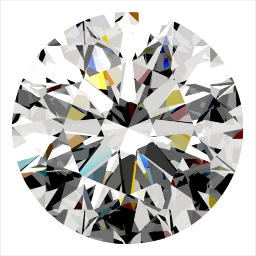 0.32 carat I-VS1 Excellent cut Natūralus Round Deimantas (1)