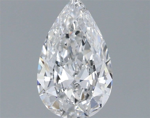 0.5 carat D-SI1 Natūralus Pear Deimantas (1)