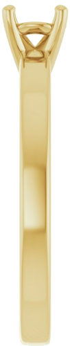 Sužadėtuvių Žiedas 10k yellow gold Round 4.8mm (4)