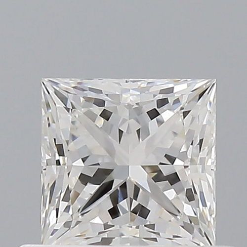 0.61 carat F-VVS1 Natūralus Princess Deimantas (1)