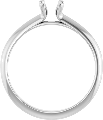 Sužadėtuvių Žiedas „Solitaire“ 585 Baltojo Aukso Round 5.2mm (2)