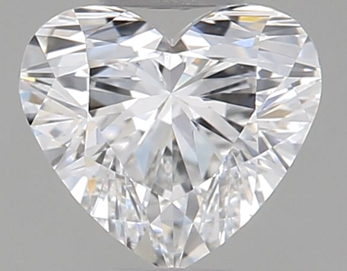 0.4 carat D-VVS2 Natūralus Heart Deimantas (1)