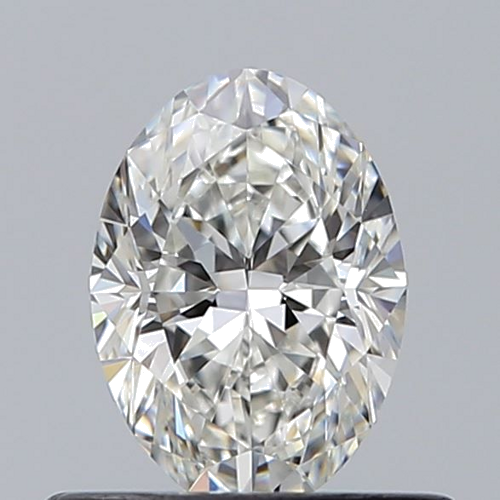 0.54 carat G-VVS1 Natūralus Oval Deimantas (1)