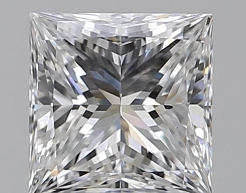 1.0 carat E-VS1 Natūralus Princess Deimantas (1)