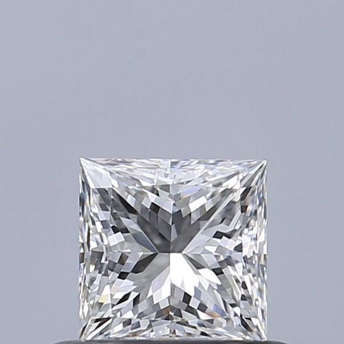 0.48 carat D-VVS1 Natūralus Princess Deimantas (1)