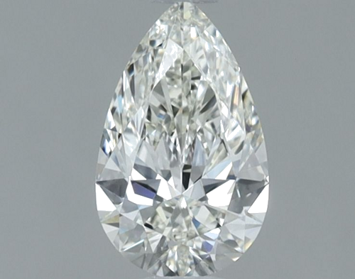 0.6 carat J-VVS2 Natūralus Pear Deimantas (1)