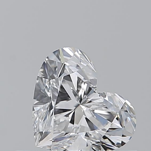 0.52 carat D-VVS2 Natūralus Heart Deimantas (1)
