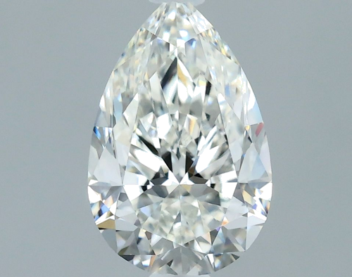 0.7 carat H-VS2 Natūralus Pear Deimantas (1)