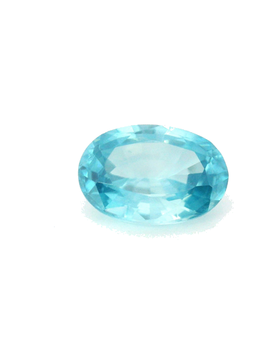 3.66 carat BLUE Oval Zircon (1)