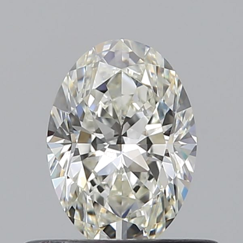 0.52 carat I-VVS2 Natūralus Oval Deimantas (1)