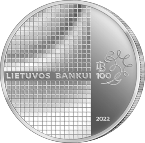 2022 Bank of Lithuania 100th Anniversary 1,50 euro coin (2)