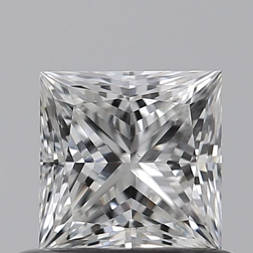 0.6 carat F-VS2 Natūralus Princess Deimantas (1)