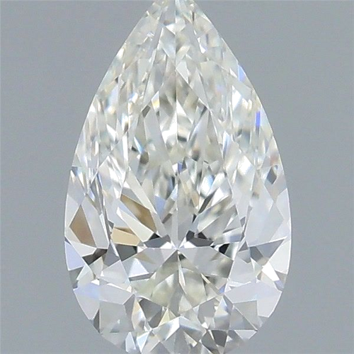 0.4 carat J-VVS2 Natūralus Pear Deimantas (1)