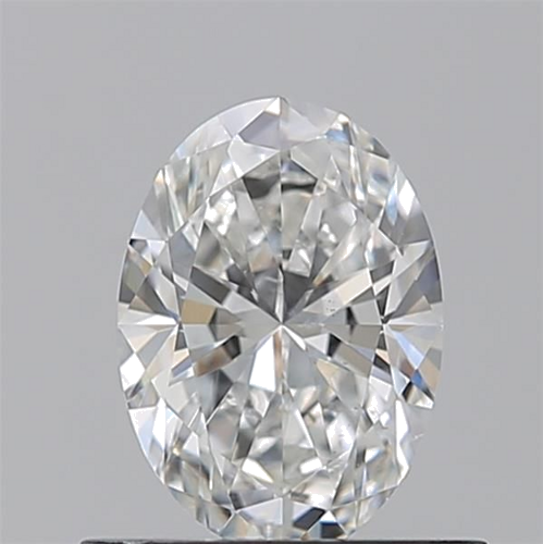0.6 carat F-SI1 Natūralus Oval Deimantas (1)