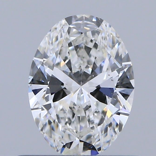 0.5 carat E-SI1 Natūralus Oval Deimantas (1)