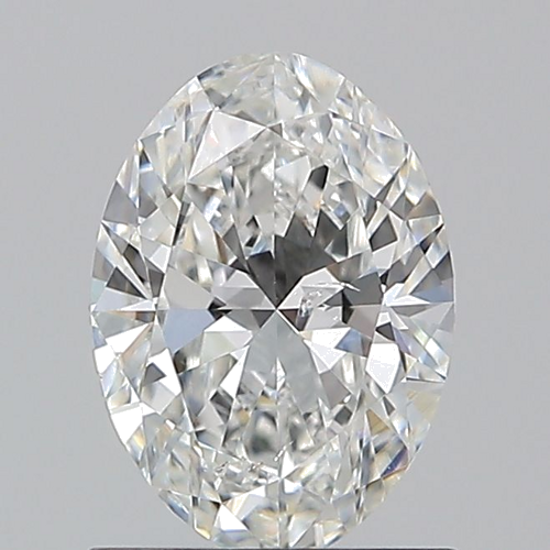 1.0 carat F-SI2 Natūralus Oval Deimantas (1)