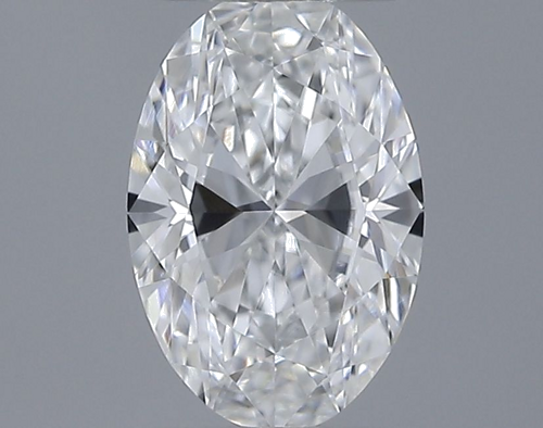 0.4 carat F-VVS2 Natūralus Oval Deimantas (1)