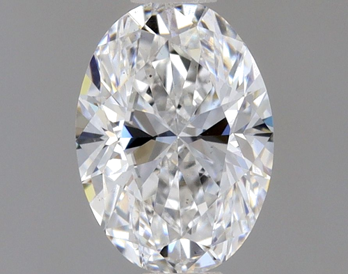 0.5 carat E-SI1 Natūralus Oval Deimantas (1)