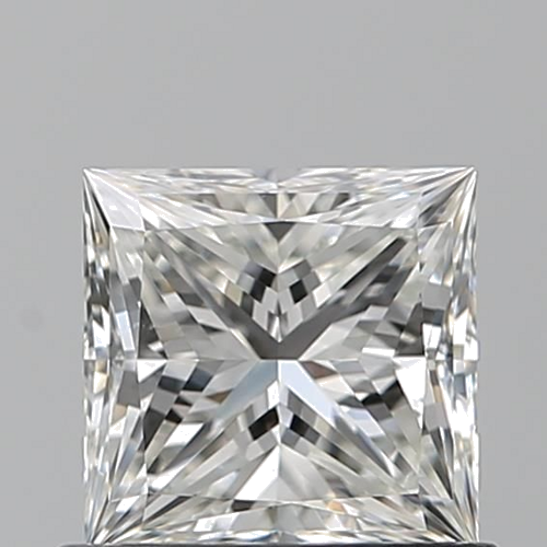 0.76 carat G-VS2 Natūralus Princess Deimantas (1)