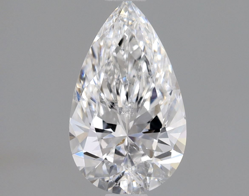 1.01 carat D-SI2 Natūralus Pear Deimantas (1)