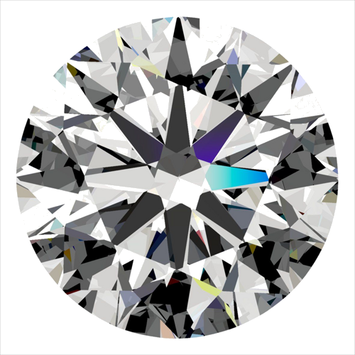 0.3 carat D-VS2 Very Good cut Natūralus Round Deimantas (1)