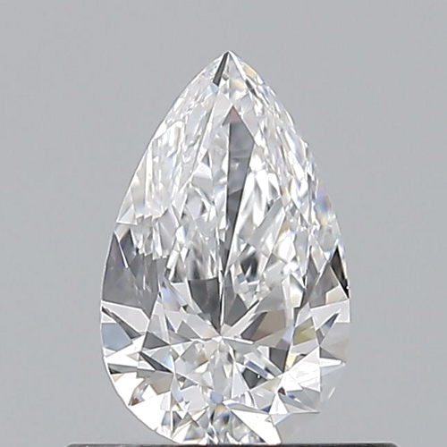 0.5 carat D-VS1 Natūralus Pear Deimantas (1)