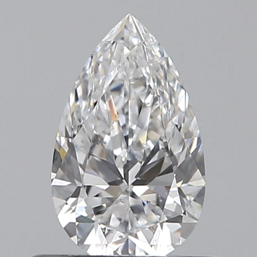 0.5 carat D-VS2 Natūralus Pear Deimantas (1)