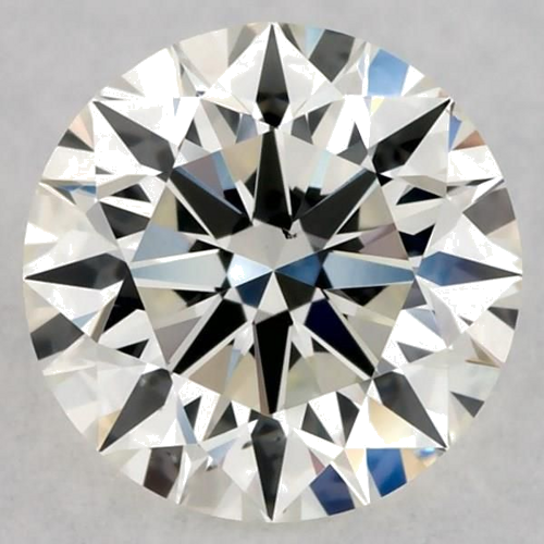 0.57 carat J-VS2 Excellent cut Natūralus Round Deimantas (1)