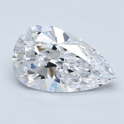 1.87 carat D-SI1 Natūralus Pear Deimantas (1)