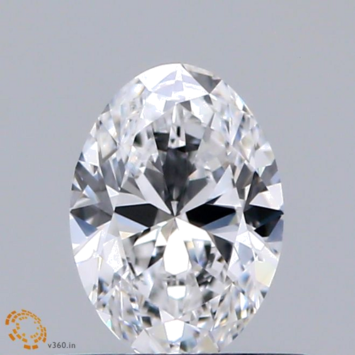 0.6 carat D-VVS1 Natūralus Oval Deimantas (1)