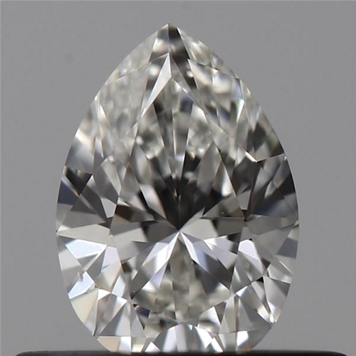 0.37 carat G-SI1 Natūralus Pear Deimantas (1)