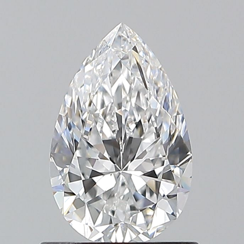 0.9 carat D-VS1 Natūralus Pear Deimantas (1)