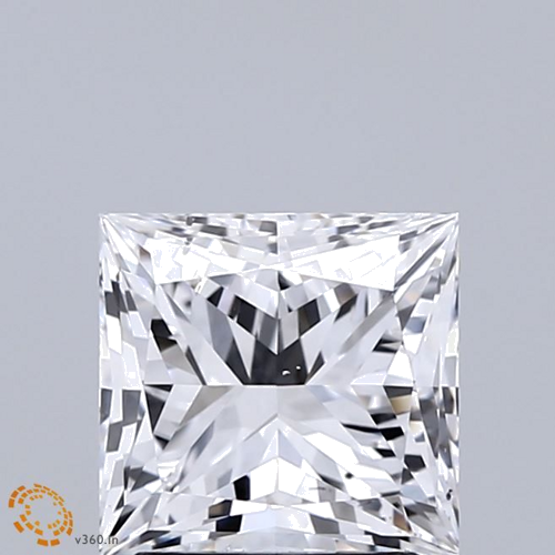 2.01 carat D-SI1 Natūralus Princess Deimantas (1)