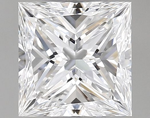 0.3 carat E-VVS2 Natūralus Princess Deimantas (1)