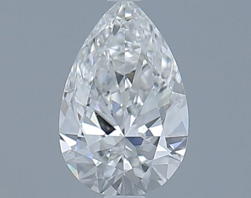 0.6 carat G-SI1 Natūralus Pear Deimantas (1)