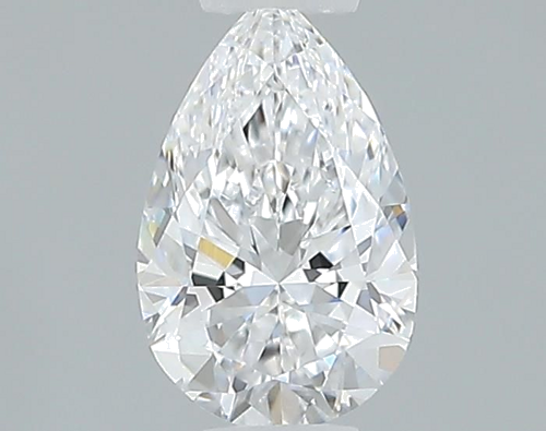 0.32 carat D-VVS2 Natūralus Pear Deimantas (1)