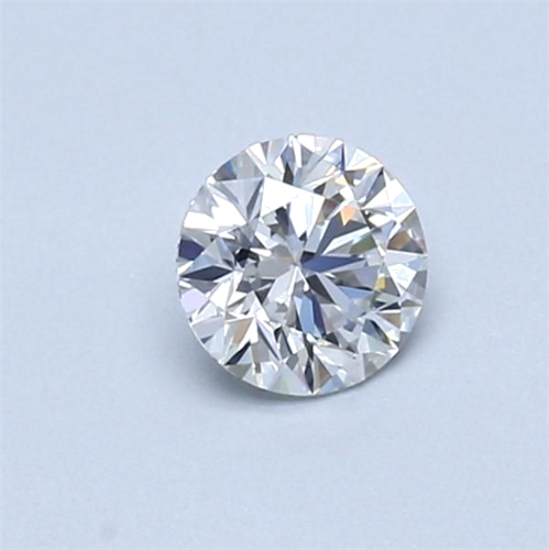 0.44 carat F-IF Excellent cut Natūralus Round Deimantas (1)