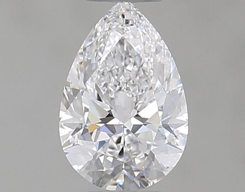 0.5 carat D-VS1 Natūralus Pear Deimantas (1)