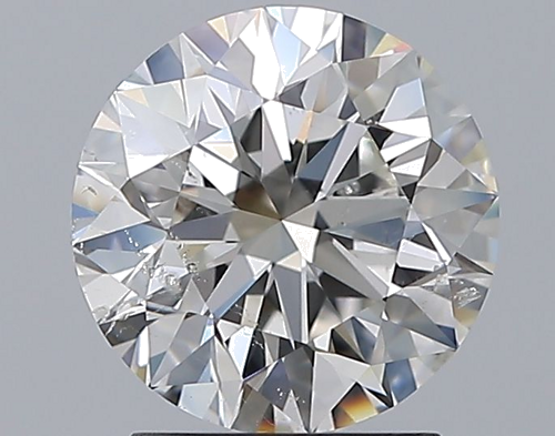 2.01 carat H-SI2 Excellent cut Natūralus Round Deimantas (1)