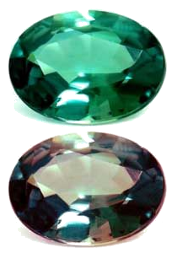 0.18 carat GREEN Oval Alexandrite (1)