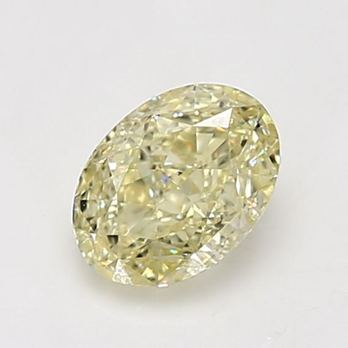 1.21 carat Fancy Light Yellow-VS2 Natūralus Oval Deimantas (1)