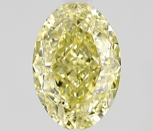 0.65 carat Fancy Yellow-IF Natūralus Oval Deimantas (1)