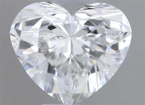 0.65 carat E-SI1 Natūralus Heart Deimantas (1)