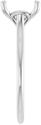 Sužadėtuvių Žiedas „Solitaire“ 585 Baltojo Aukso Square 7mm (4)